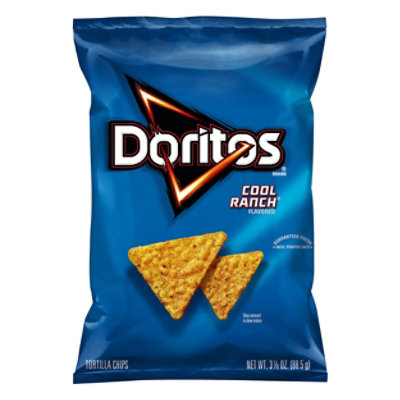 Doritos Tortilla Chips Cool Ranch - 3.12 Oz