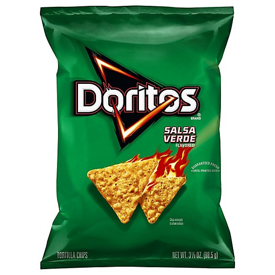 Doritos Tortilla Chips Salsa Verde - 3.12 Oz