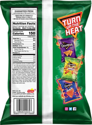Doritos Tortilla Chips Salsa Verde - 3.12 Oz - Image 6