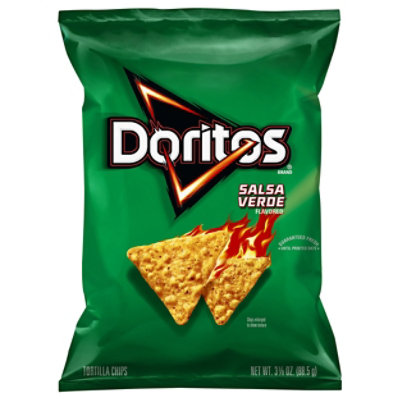 Doritos Tortilla Chips Salsa Verde - 3.12 Oz