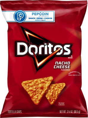 Doritos Tortilla Chips Nacho Cheese - 3.12 Oz - Image 2