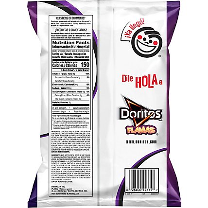 Doritos Tortilla Chips Flamas - 3.12 Oz - Image 6