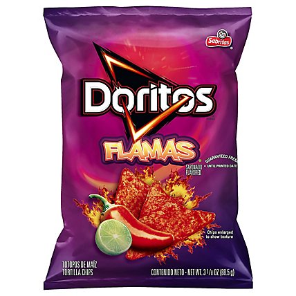 Doritos Tortilla Chips Flamas - 3.12 Oz - Image 1
