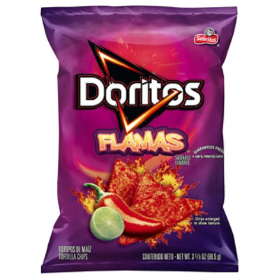 Doritos Tortilla Chips Flamas - 3.12 Oz