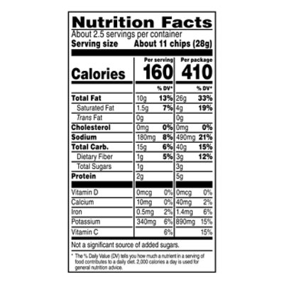 Ruffles Potato Chips Cheddar & Sour Cream - 2.62 Oz - Image 3