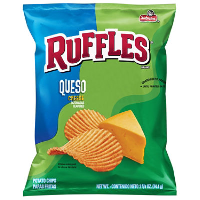 Ruffles Potato Chips Queso Cheese - 2.62 Oz
