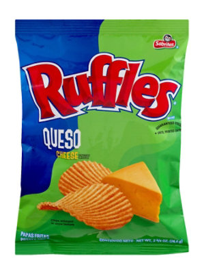 Ruffles Potato Chips Queso Cheese - 2.62 Oz - Image 6