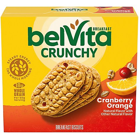 belVita Breakfast Biscuits Cranberry Orange - 5-1.76 Oz