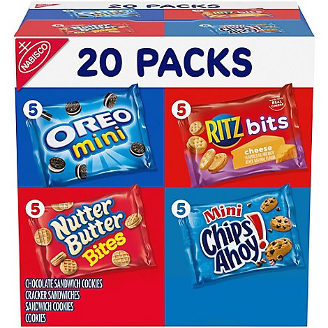 NABISCO Cookies and Crackers Variety Pack Classic Mix - 20 Count