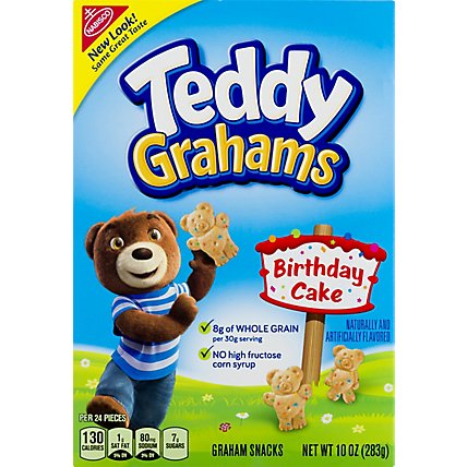 Honey Maid Teddy Grahams Graham Snacks Birthday Cake - 10 Oz - Image 2