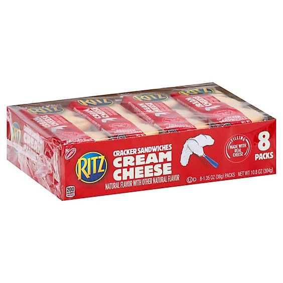RITZ Crackers Sandwiches Cream Cheese - 8-1.35 Oz