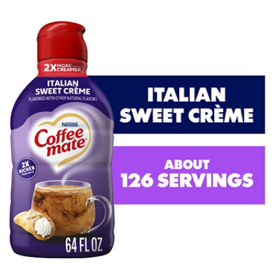 Coffee mate Italian Sweet Creme Liquid Coffee Creamer - 64 Fl. Oz. - Image 1