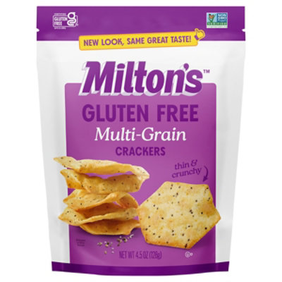 Milton's Craft Bakers Multi-Grain Gluten Free Crackers - 4.5 Oz - Image 2