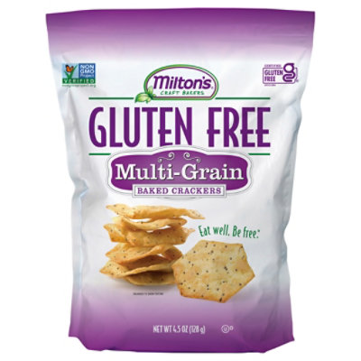 Milton's Craft Bakers Multi-Grain Gluten Free Crackers - 4.5 Oz - Image 2