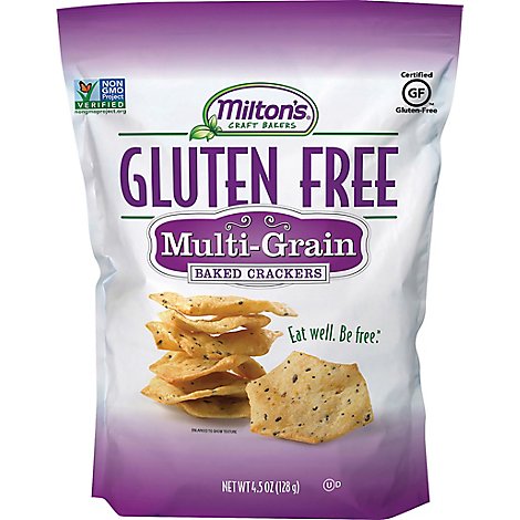 Milton's Craft Bakers Multi-Grain Gluten Free Crackers - 4.5 Oz