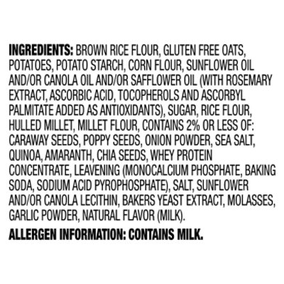 Milton's Craft Bakers Everything Gluten Free Crackers - 4.5 Oz - Image 5