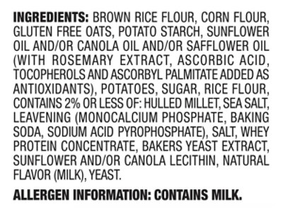 Milton's Craft Bakers Crispy Sea Salt Gluten Free Crackers - 4.5 Oz - Image 4