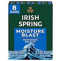 Irish Spring Deodorant Soap Bars Moisture Blast With Hydrobeads - 8-3.75 Oz - Image 2
