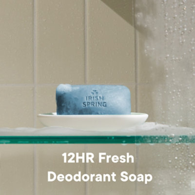 Irish Spring Deodorant Soap Bars Moisture Blast With Hydrobeads - 8-3.75 Oz - Image 2