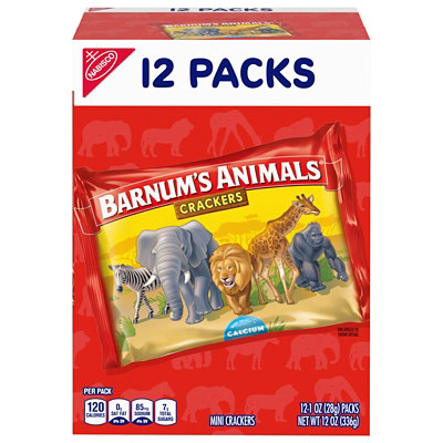 BARNUM'S Original Animal Crackers Snack Packs - 12-1 Oz - Image 1