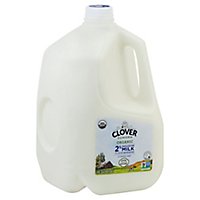 Clover Organic Milk Reduced Fat 2% - Gallon - Image 1
