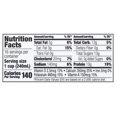 Clover Organic Milk Reduced Fat 2% - Gallon - Image 3
