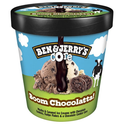 Ben & Jerry's Boom Chocolatta Cookie Core Ice Cream - 16 Oz - Image 3