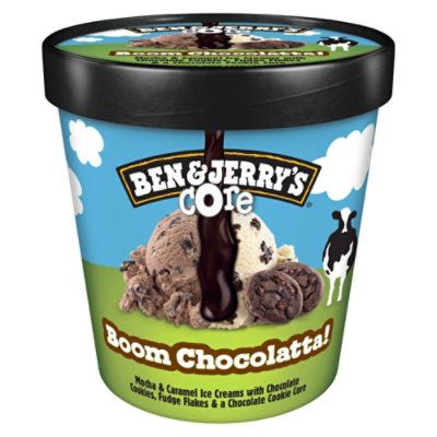 Ben & Jerry's Boom Chocolatta Cookie Core Ice Cream - 16 Oz - Image 2