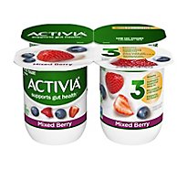 Activia Low Fat Probiotic Mixed Berry Yogurt - 4-4 Fl. Oz.