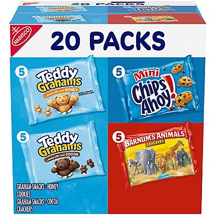 NABISCO Cookies and Crackers Variety Pack Fun Shapes Mix - 20 Count - Image 2