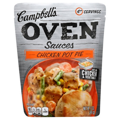 Campbells Sauces Oven Chicken Pot Pie Pouch - 12 Oz