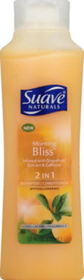 Suave Naturals Shampoo & Conditioner 2 In 1 Morning Bliss - 12 Fl. Oz. - Image 2