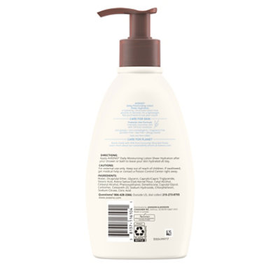 Aveeno Active Naturals Lotion Daily Moisturizing Sheer Hydration Fragrance Free - 12 Fl. Oz. - Image 5
