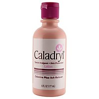 Caladryl Pink Skin Protectant Lotion Calamine Itch Reliever - 6 Fl. Oz. - Image 2