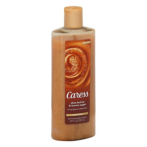Caress Fine Fragrance Body Wash Exfoliating Evenly Gorgeous - 18 Fl. Oz.