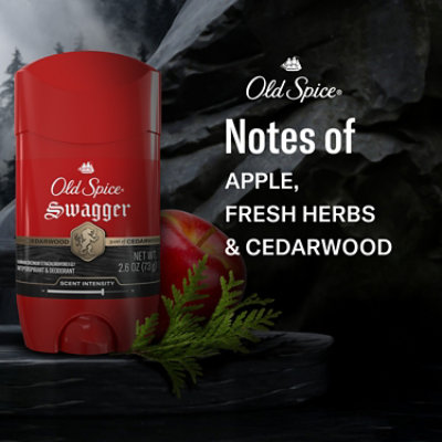 Old Spice Red Collection Swagger Scent Invisible Solid Antiperspirant and Deodorant Men - 2.6 Oz - Image 4