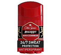 Old Spice Red Collection Swagger Scent Invisible Solid Antiperspirant and Deodorant Men - 2.6 Oz