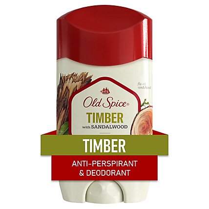 Old Spice Invisible Solid Antiperspirant Deodorant for Men Timber With Sandalwood Scent - 2.6 Oz - Image 2