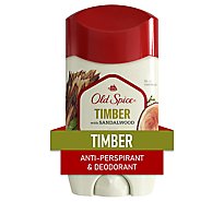 Old Spice Invisible Solid Antiperspirant Deodorant for Men Timber With Sandalwood Scent - 2.6 Oz