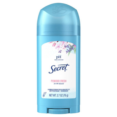 Secret Wide Solid Powder Fresh Antiperspirant and Deodorant - 2.7 Oz - Image 8