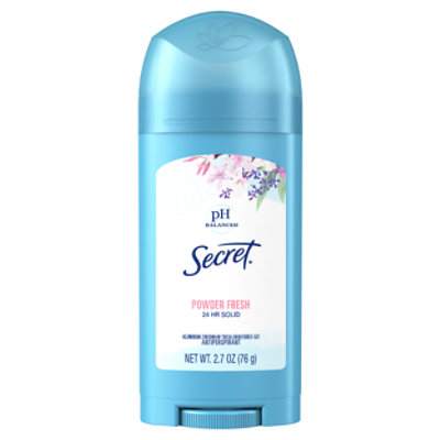 Secret Antiperspirant & Deodorant Solid Powder Fresh - 2.7 Oz