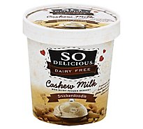 So Delicious Frozen Dessert Dairy Free Cashewmilk Snickerdoodle - 1 Pint