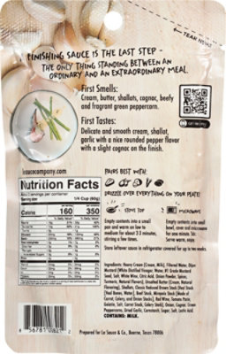 Le Sauce & Co. Classic Green Peppercorn Gourmet Sauce - 4.5 Oz - Image 7