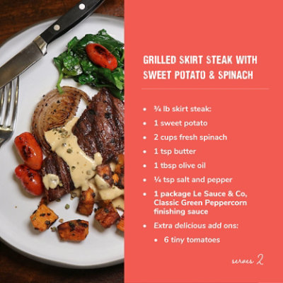 Le Sauce & Co. Classic Green Peppercorn Gourmet Sauce - 4.5 Oz - Image 2