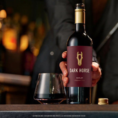 Dark Horse Merlot Red Wine - 750 Ml - Image 4