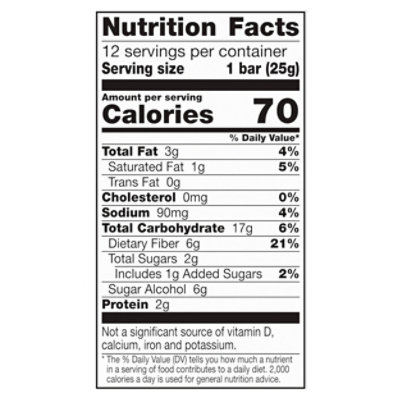 Fiber One Baked Bars 90 Calories Cinnamon Coffee Cake Value Pack - 12-0.89 Oz - Image 4