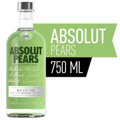 Absolut Vodka Pears 80 Proof - 750 Ml - Image 1