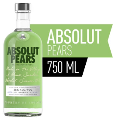 Absolut Vodka Pears 80 Proof - 750 Ml - Image 2