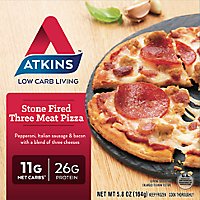 Atkins Meat Lovers Pizza - 5.8 Oz - Image 2