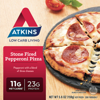 Atkins Pizza Stone Fired Pepperoni - 8 Oz - Image 2